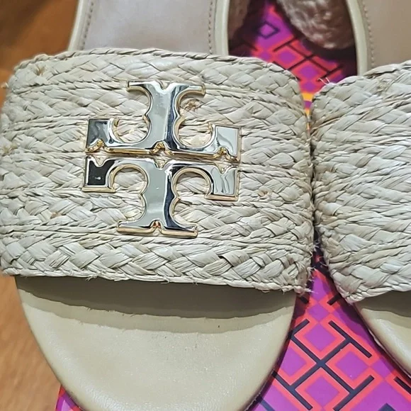 Tory Burch Raffia Block heel sandals. Size 8 US - Picture 2 of 6